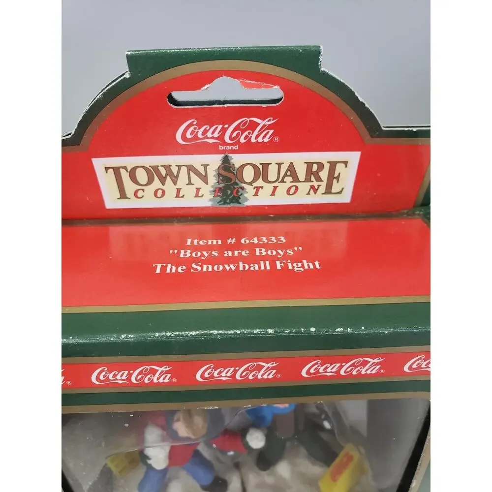COCA COLA‎ TOWN SQUARE ACCESSORY BOYS ARE BOYS THE SNOWBALL FIGHT